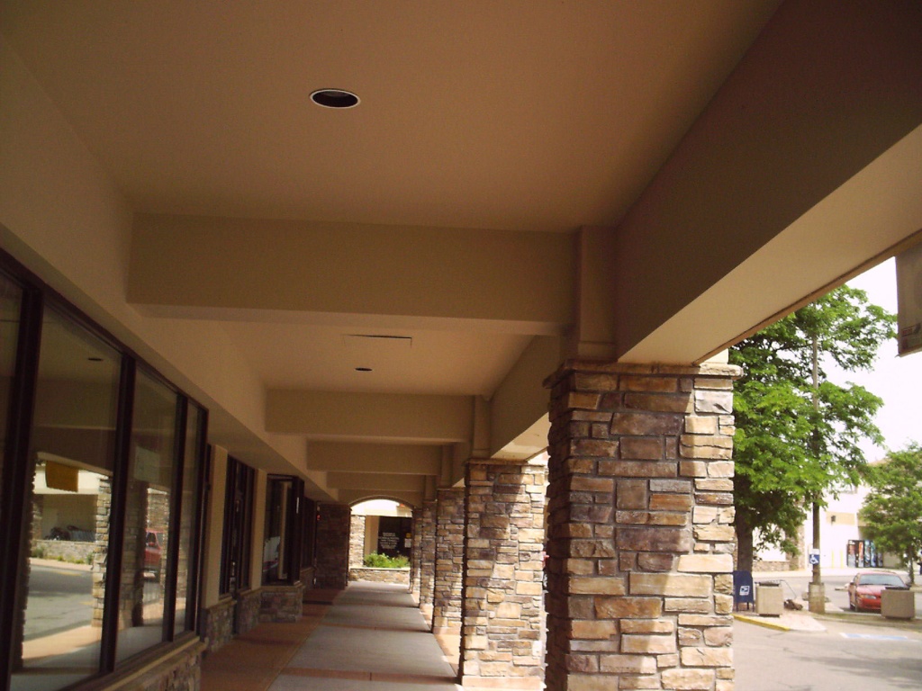 commercial painting-shopping mall